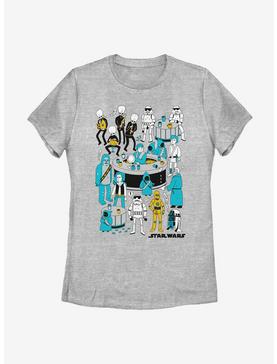 Star Wars Foil Cantina Doodle Womens T-Shirt, , hi-res
