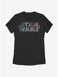 Star Wars Textured Logo Womens T-Shirt, BLACK, hi-res