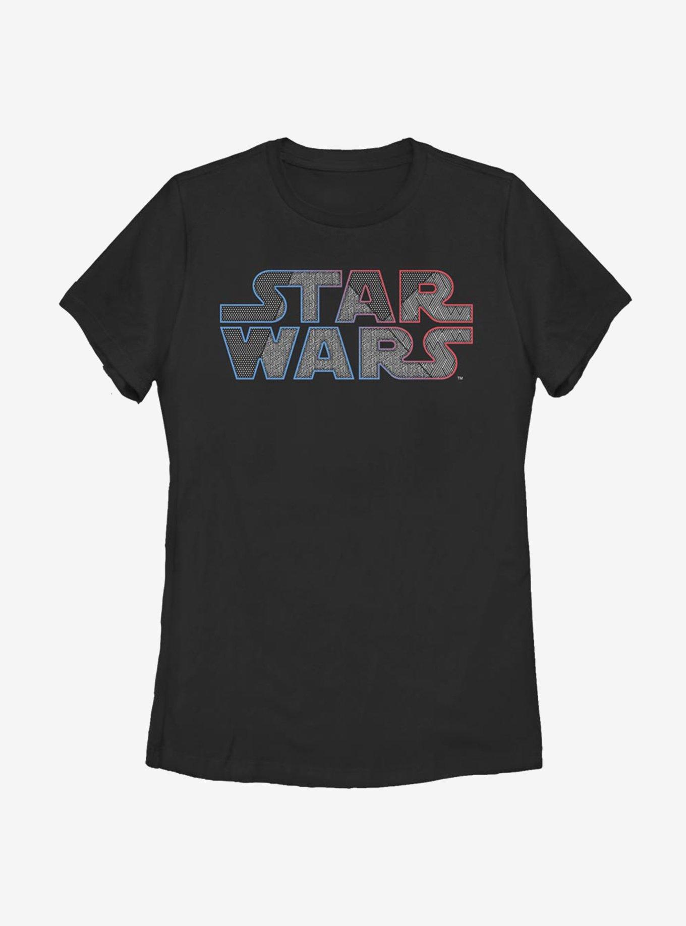 Star Wars Textured Logo Womens T-Shirt, , hi-res