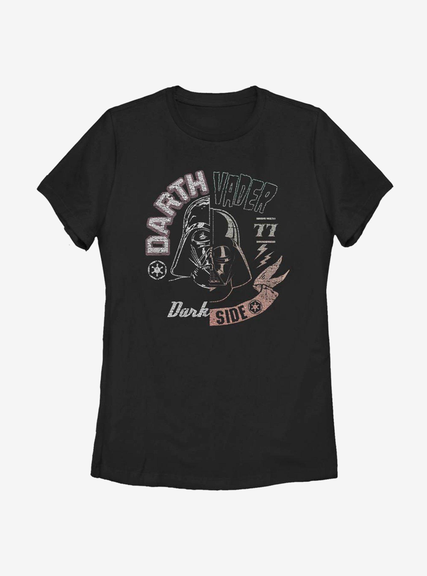 Star Wars Vader Split Womens T-Shirt, BLACK, hi-res