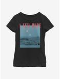 Star Wars New H Overlay Youth Girls T-Shirt, BLACK, hi-res