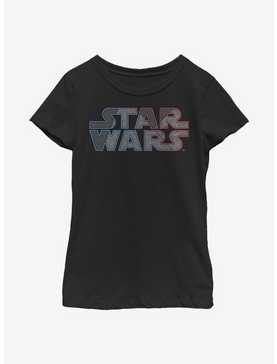 Star Wars Textured Logo Youth Girls T-Shirt, , hi-res