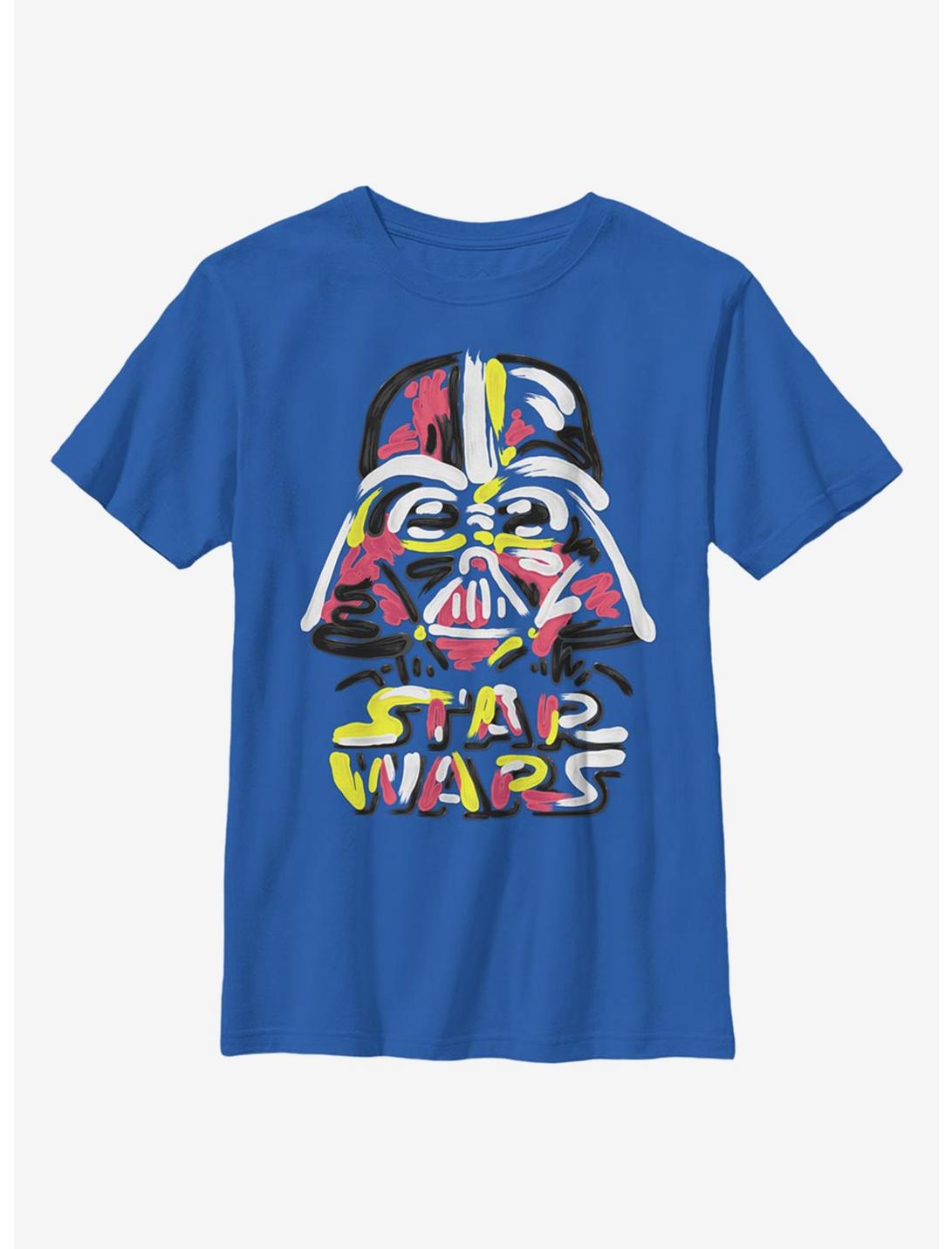 Star Wars Darth Painter Youth T-Shirt, ROYAL, hi-res