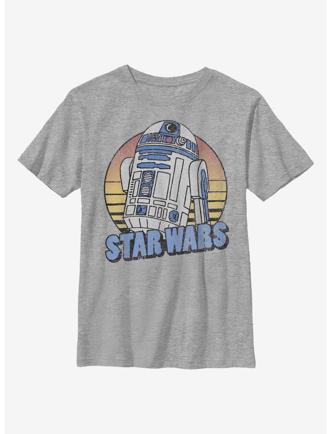 Star Wars R2-D2 Cartoon Youth T-Shirt, ATH HTR, hi-res