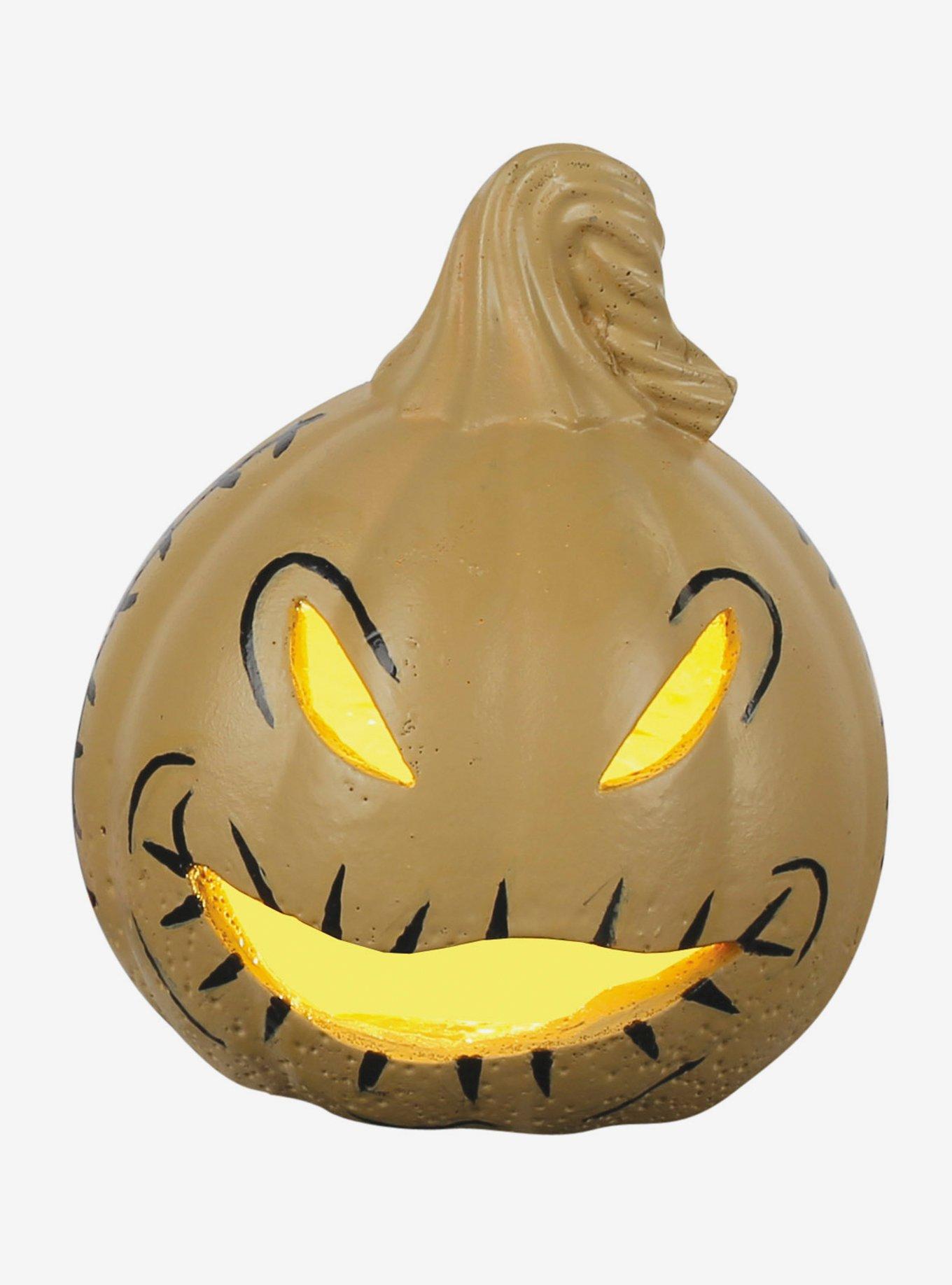 The Nightmare Before Christmas Oogie Boogie Light-Up Pumpkin, , hi-res