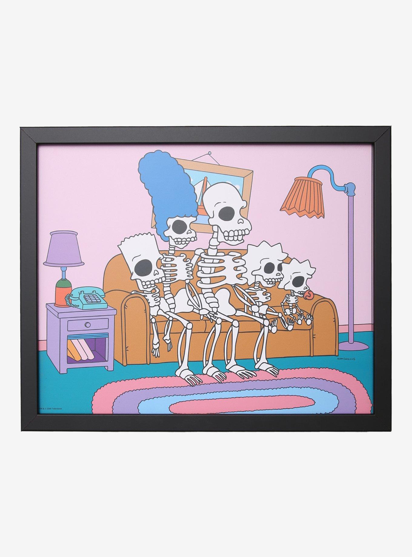 The Simpsons Treehouse Of Horror Skeleton Wood Wall Art, , hi-res