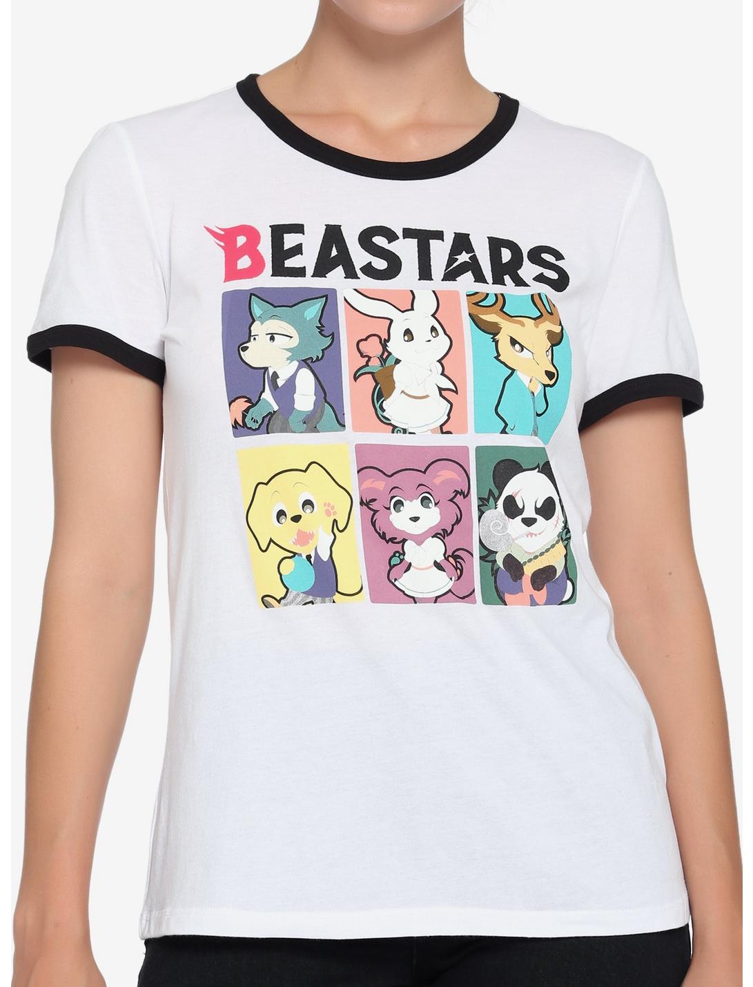 Beastars Chibi Girls Ringer T-Shirt, MULTI, hi-res