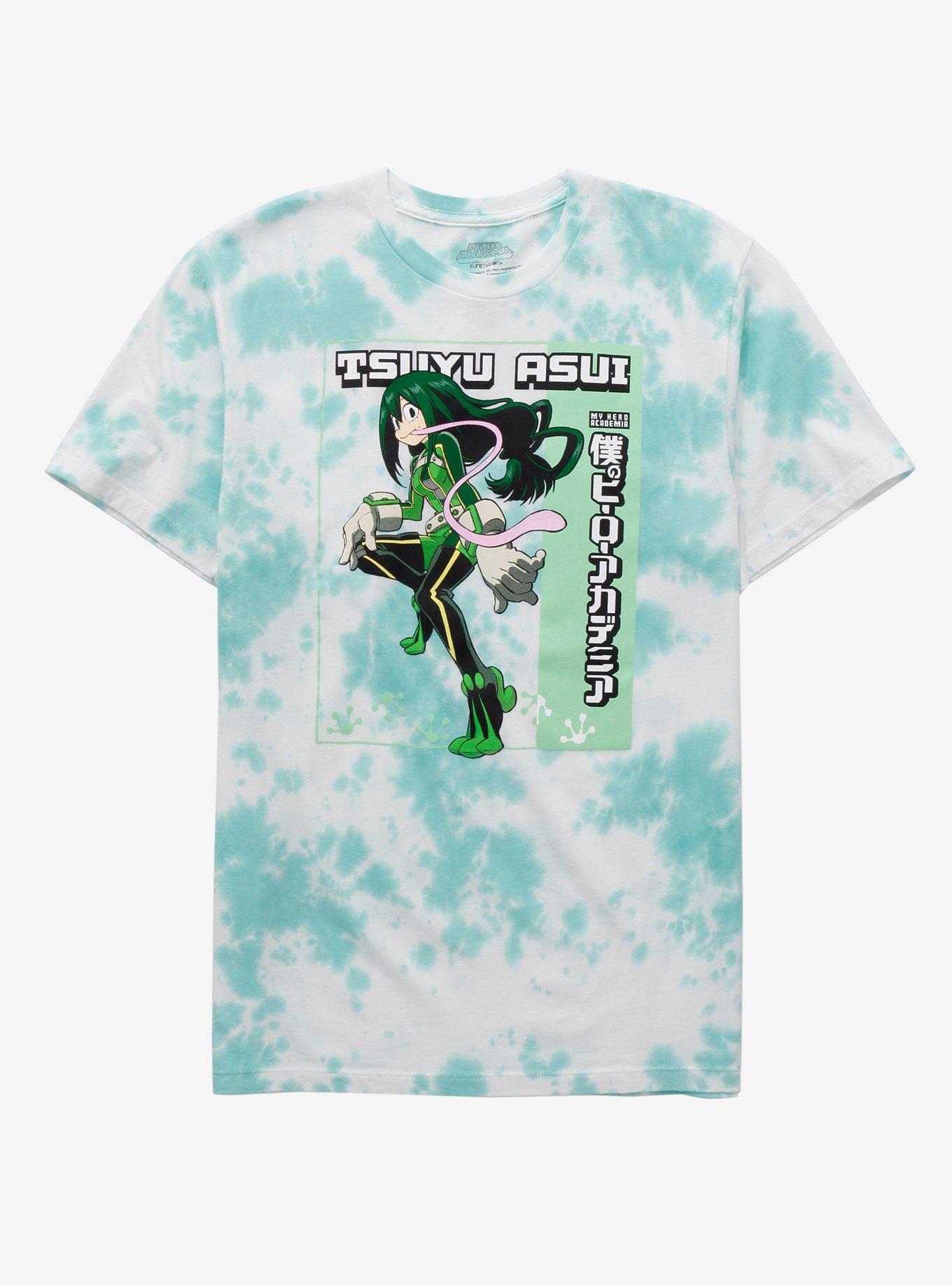 My Hero Academia Froppy Tie-Dye Boyfriend Fit Girls T-Shirt