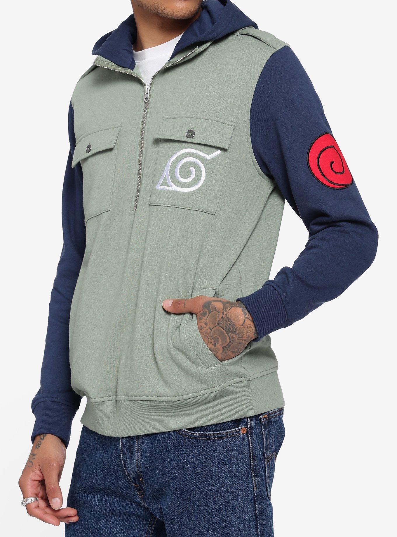 Naruto Shippuden Kakashi Jacket, GREEN, hi-res