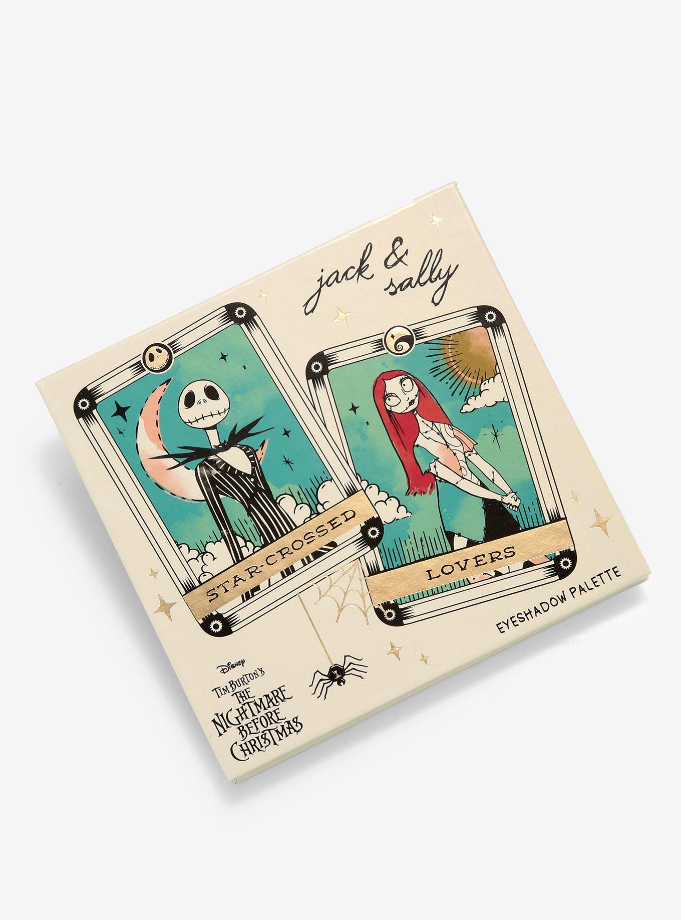 Disney The Nightmare Before Christmas Jack & Sally Star-Crossed Lovers Eyeshadow Palette - BoxLunch Exclusive, , hi-res