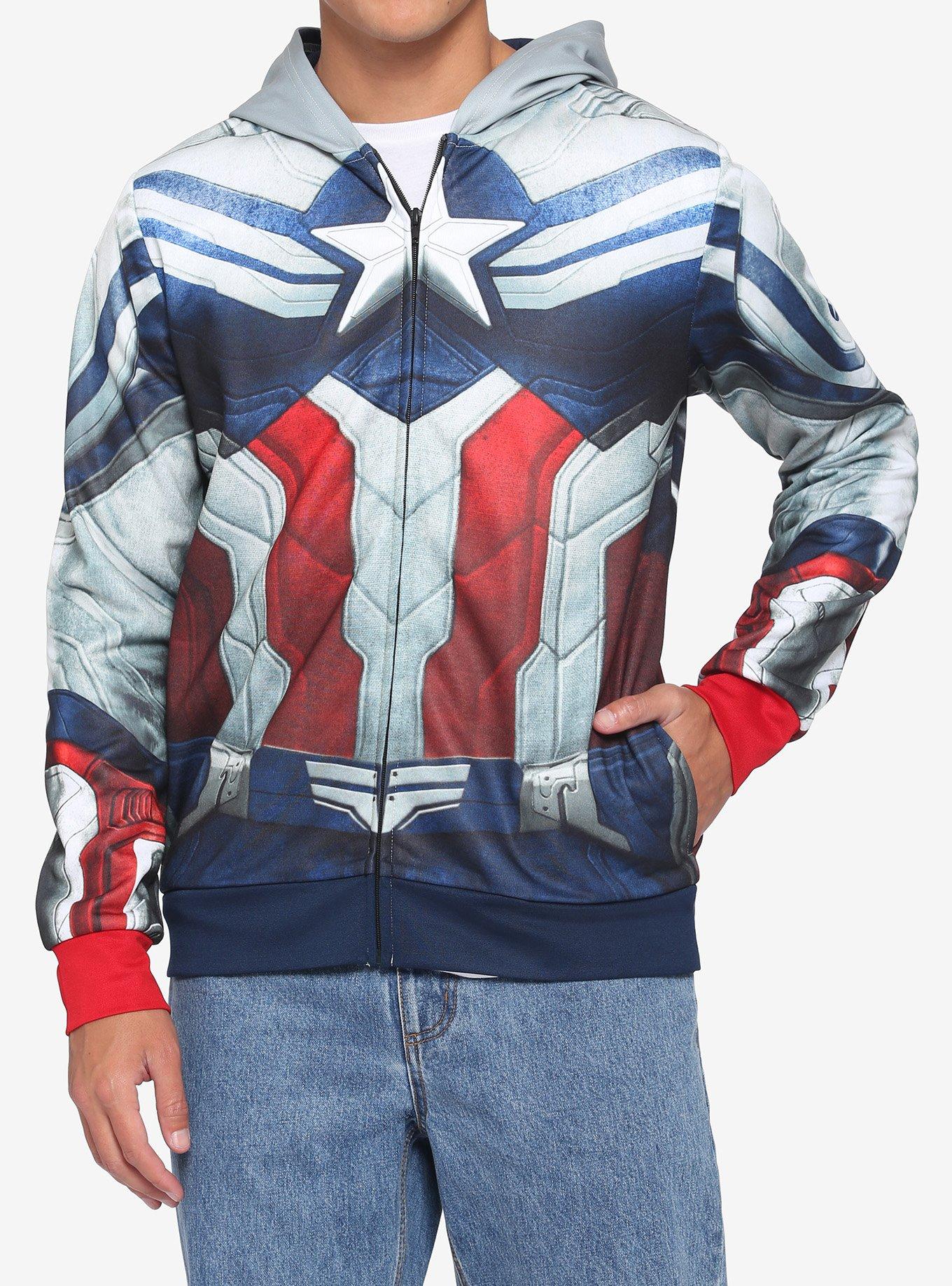 Marvel The Falcon And The Winter Soldier Falcon Captain America Hoodie