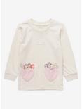 Our Universe Disney Princess Heart Pockets Long Sleeve Toddler T-Shirt - BoxLunch Exclusive, CREAM, hi-res