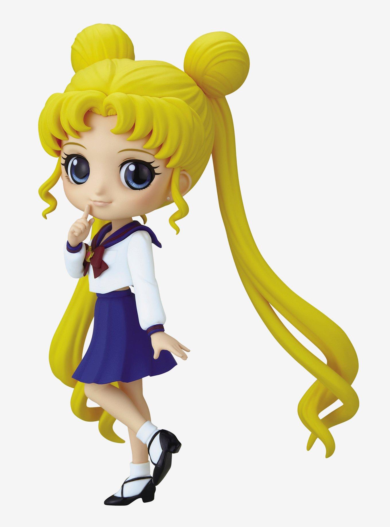 Banpresto Sailor Moon Eternal Q Posket Usagi Tsukino (Ver. A) Figure, , hi-res
