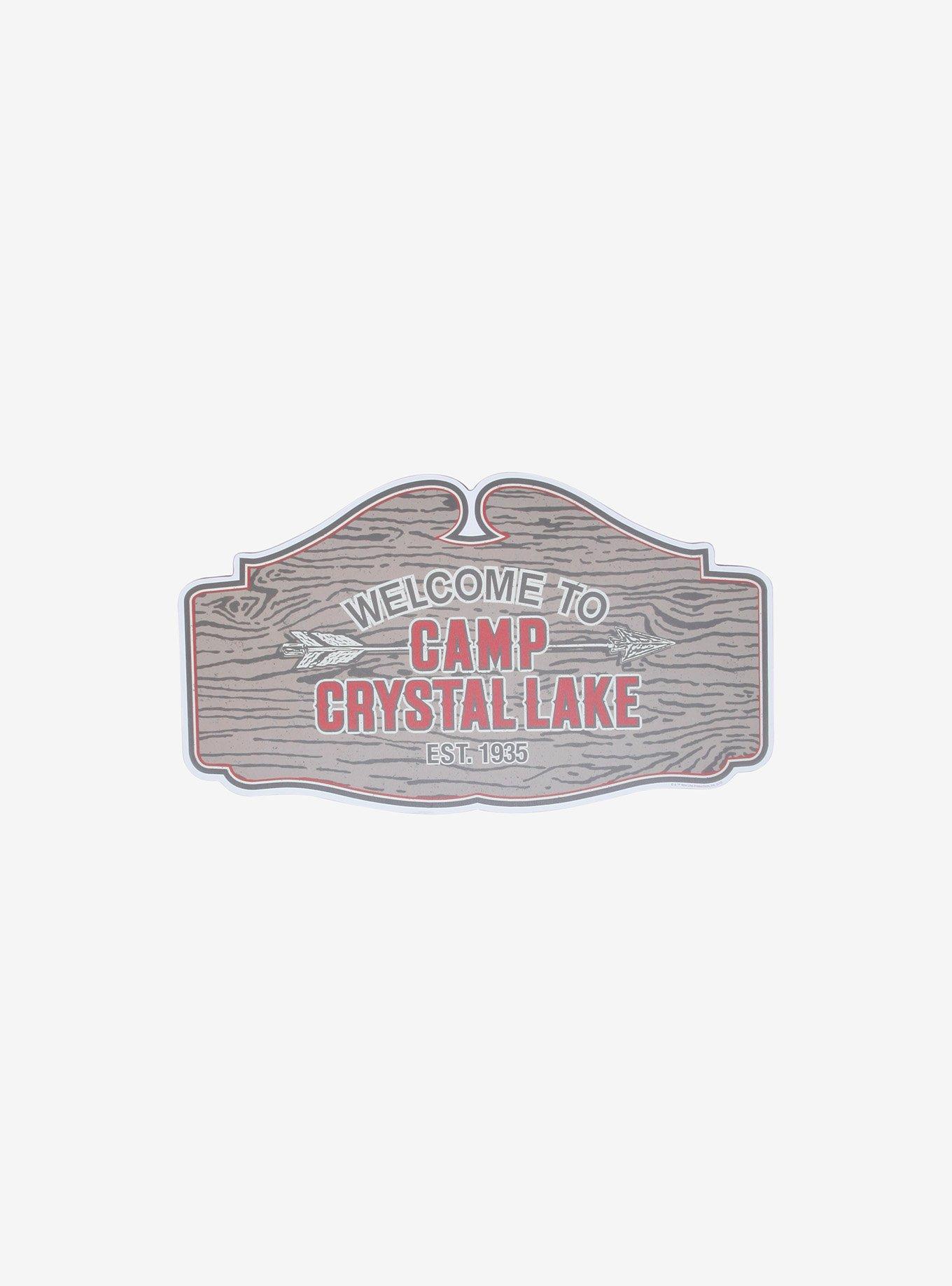 Friday The 13th Camp Crystal Lake Wall Sign, , hi-res