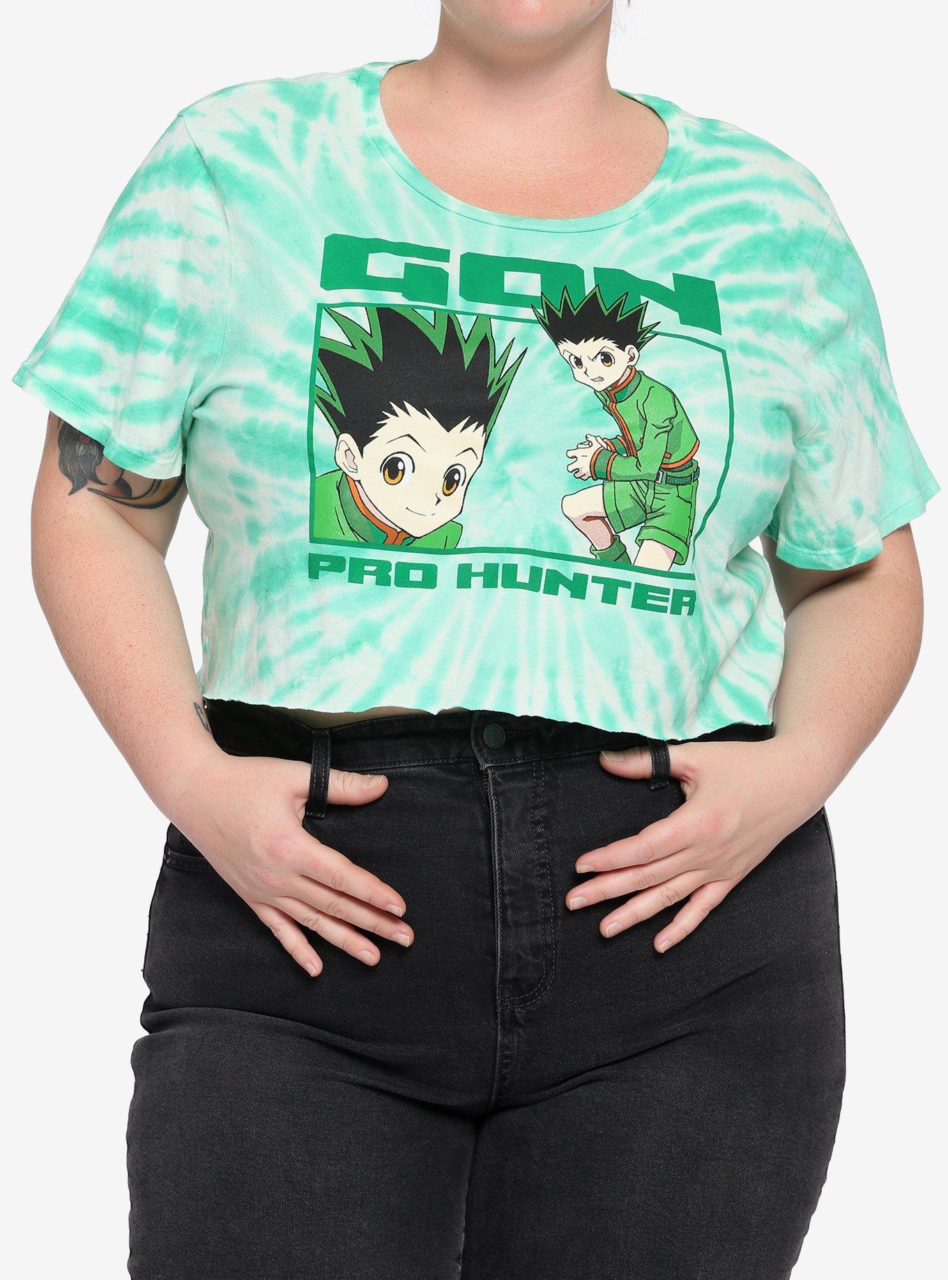 Hunter X Hunter Gon Wash Girls Crop T-Shirt Plus Size, MULTI, hi-res