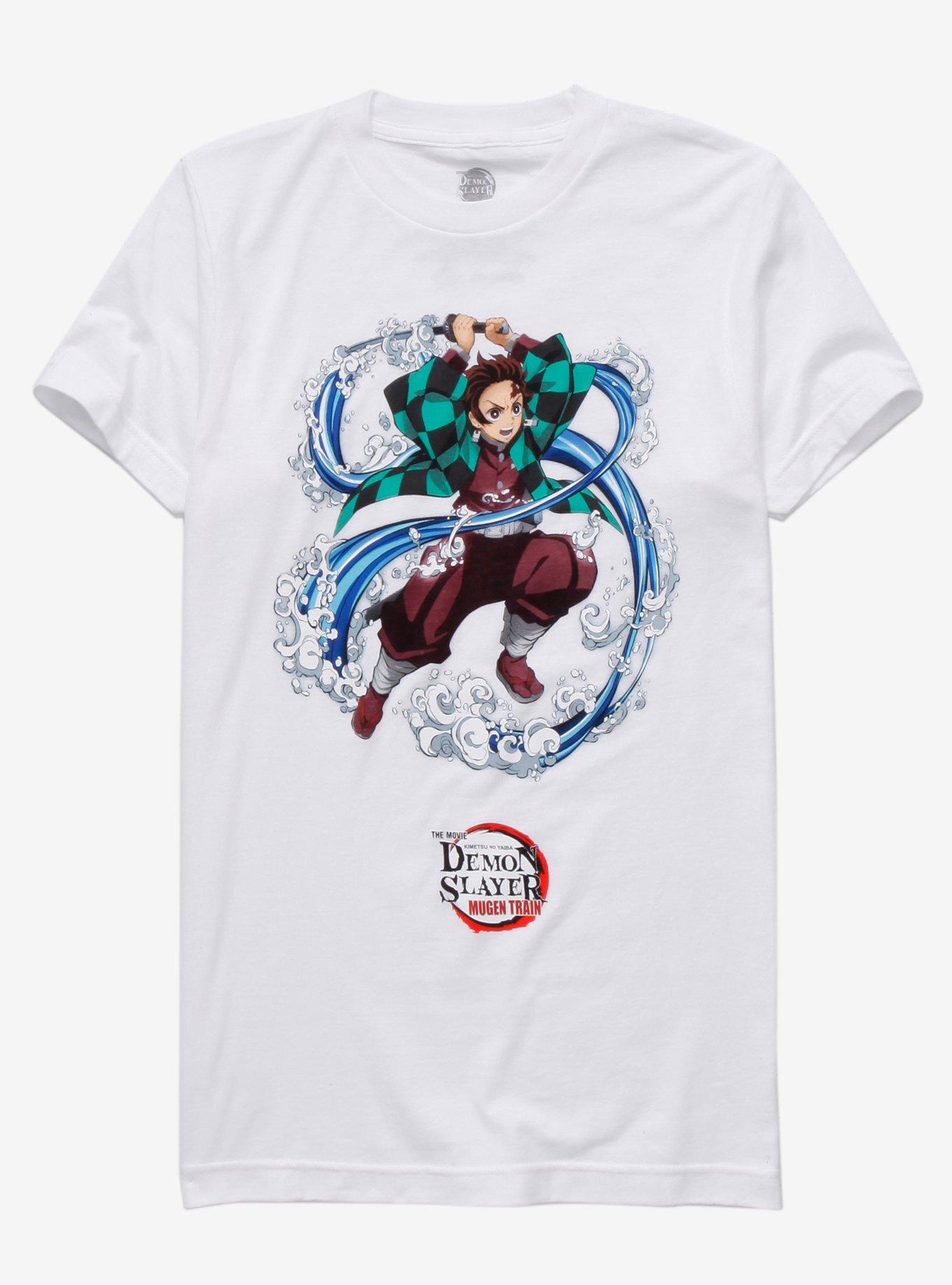 Demon Slayer: Kimetsu No Yaiba the Movie: Mugen Train Tanjiro Water  Boyfriend Fit Girls T-Shirt | Hot Topic