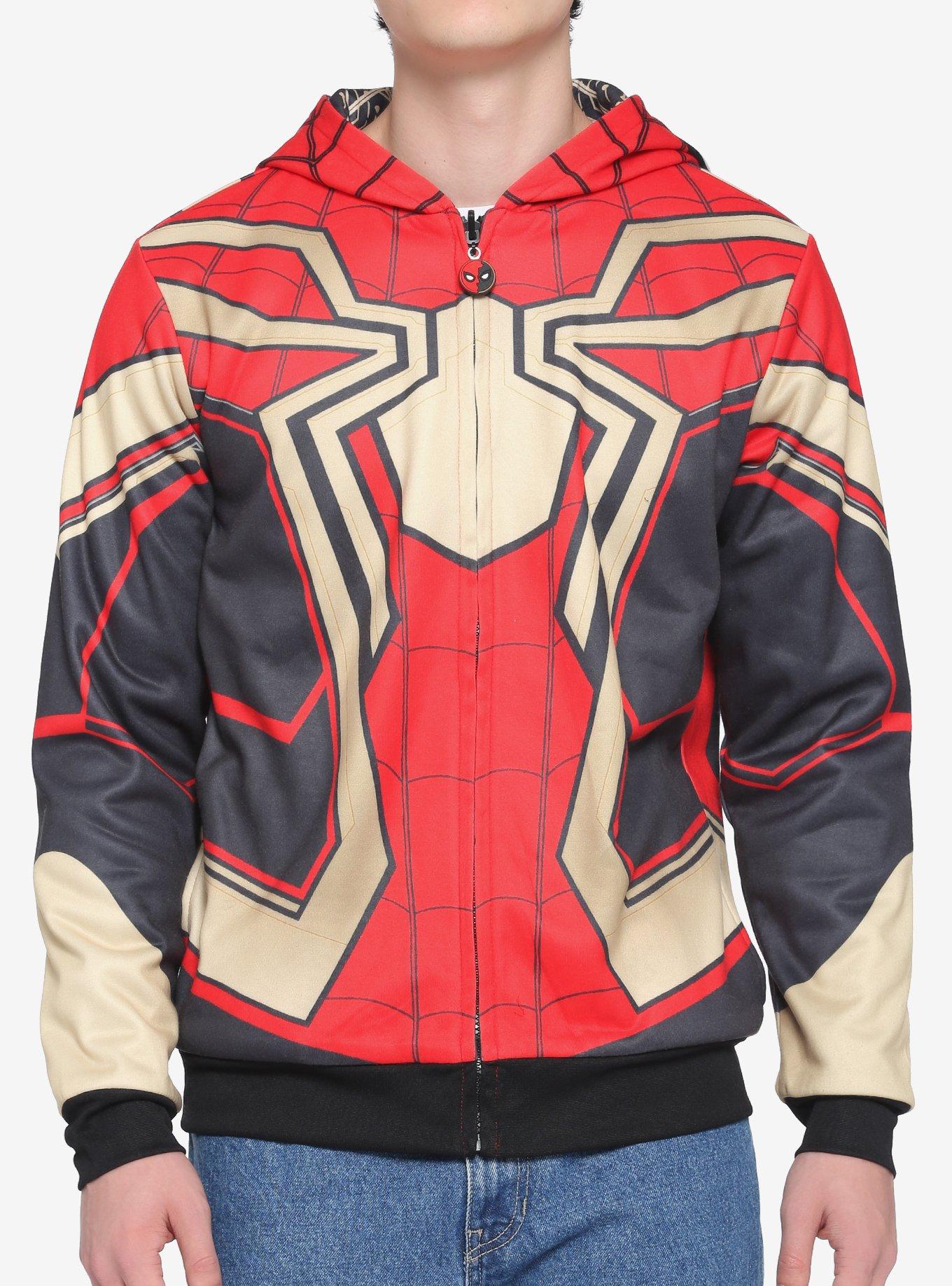 Marvel Spider-Man Reversible Cosplay Hoodie | Hot Topic