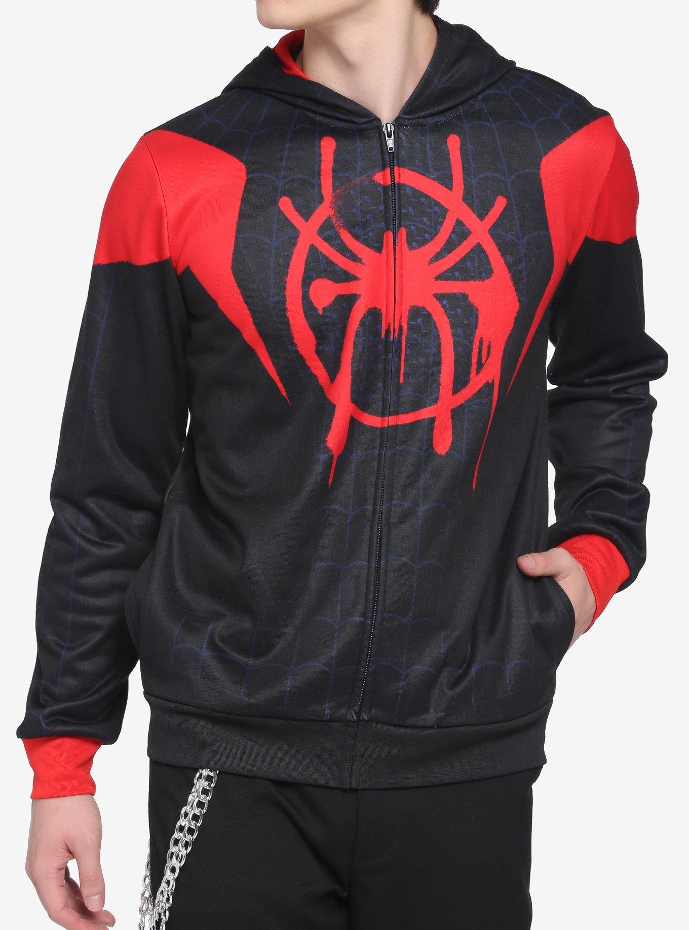 Boys' Spider-Man: Miles Morales Cosplay Sweatshirt - Black XS