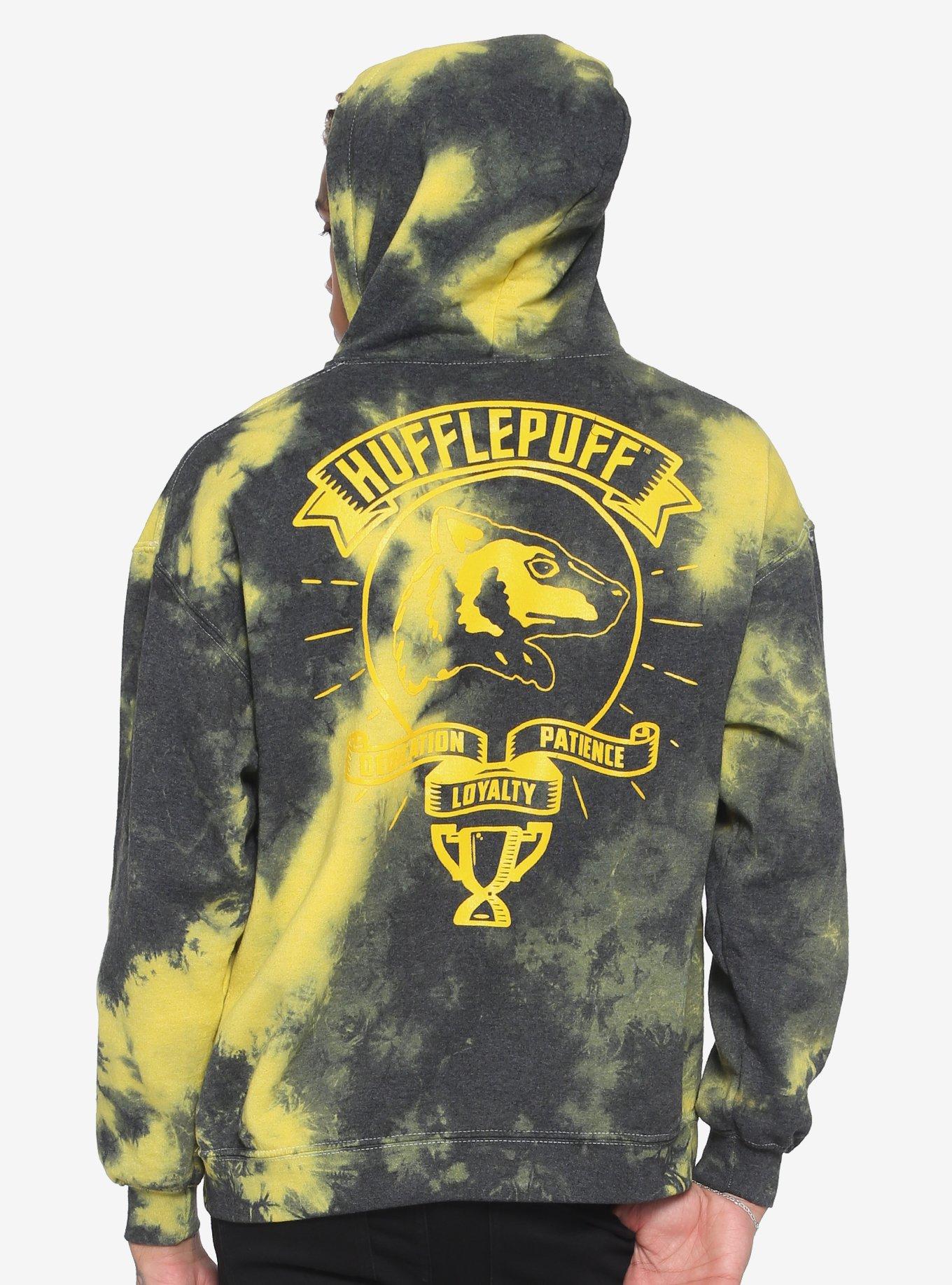 Harry Potter Hufflepuff Tie-Dye Hoodie, MULTI, hi-res