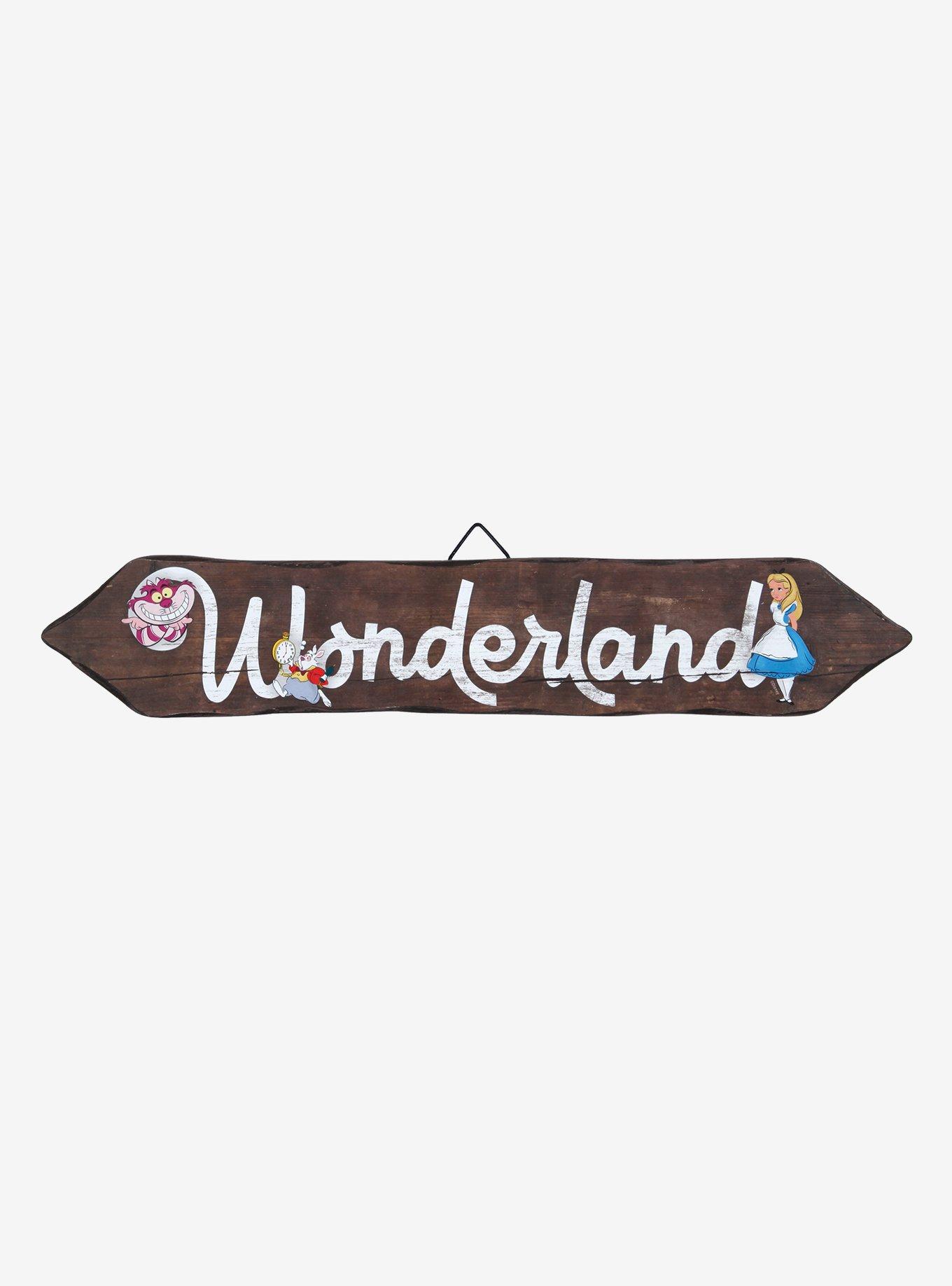 Disney Alice in Wonderland Wonderland Sign - BoxLunch Exclusive, , hi-res