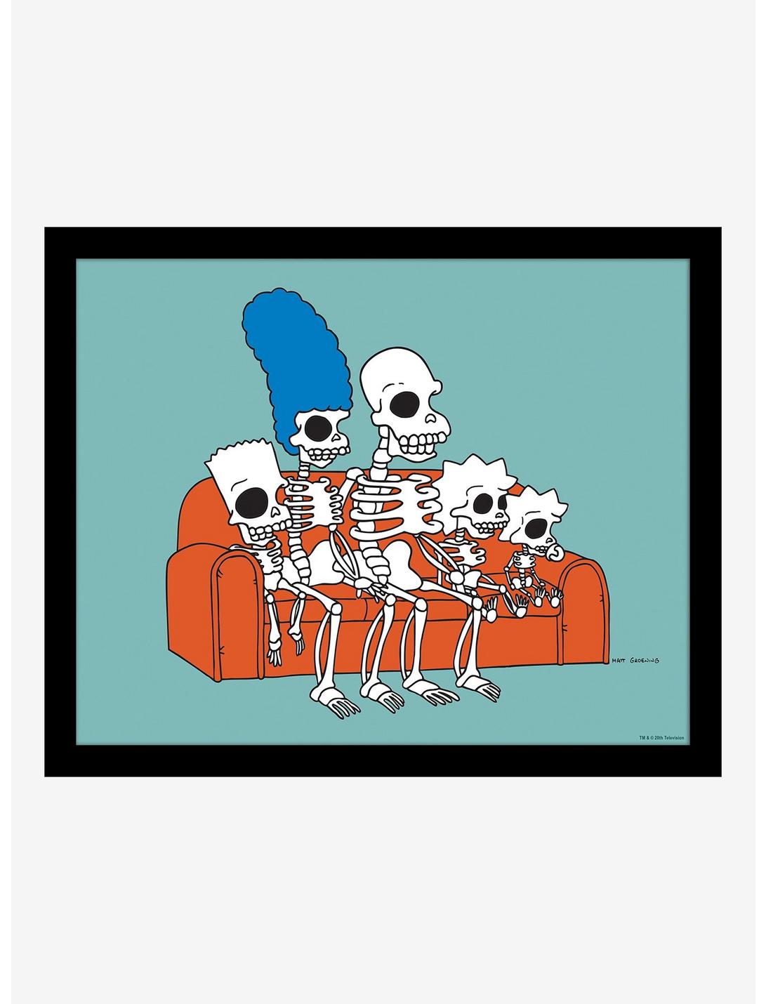 The Simpsons Treehouse of Horror Skeleton Couch Gag Wall Art, , hi-res