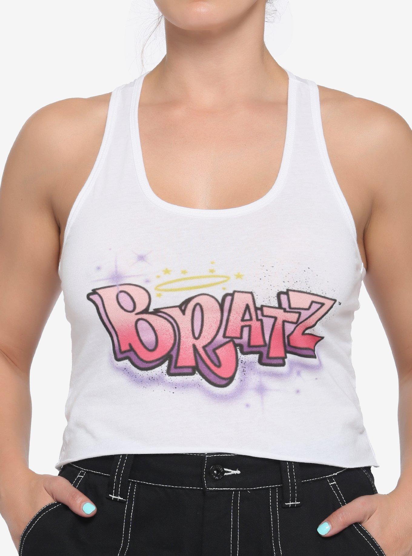 Bratz Logo Girls Crop Tank Top, MULTI, hi-res