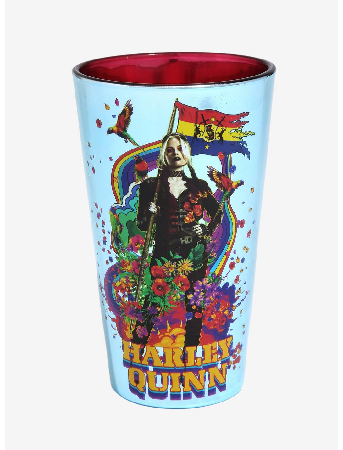 The Suicide Squad Harley Quinn Colorful Pint Glass, , hi-res
