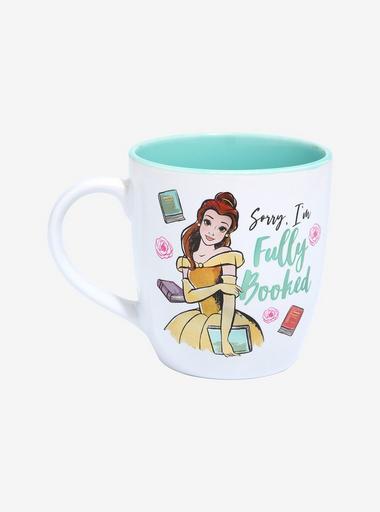 Disney Parks Belle Beauty & The Beast Coffee Mug Cup Yellow Mornings Are A  Beast