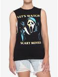 Scream Ghost Face Let's Watch Scary Movies Girls Muscle Top, MULTI, hi-res