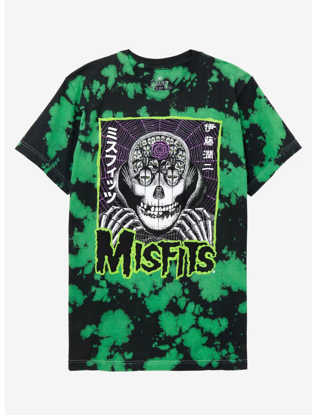 Misfits X Junji Ito Drop-Neck Tie-Dye Girls T-Shirt, MULTI, hi-res