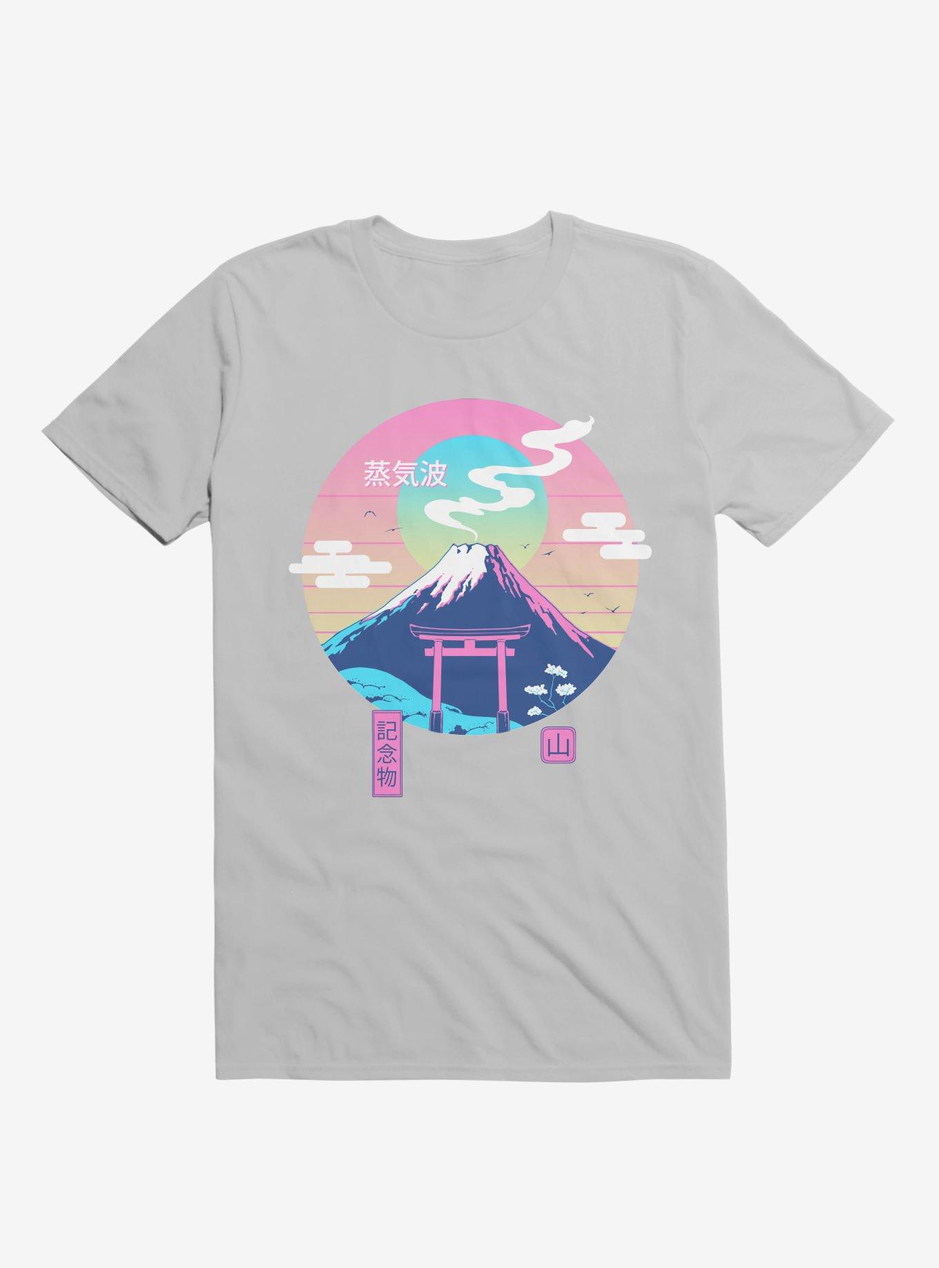 Fuji Wave Ice Grey T-Shirt, , hi-res