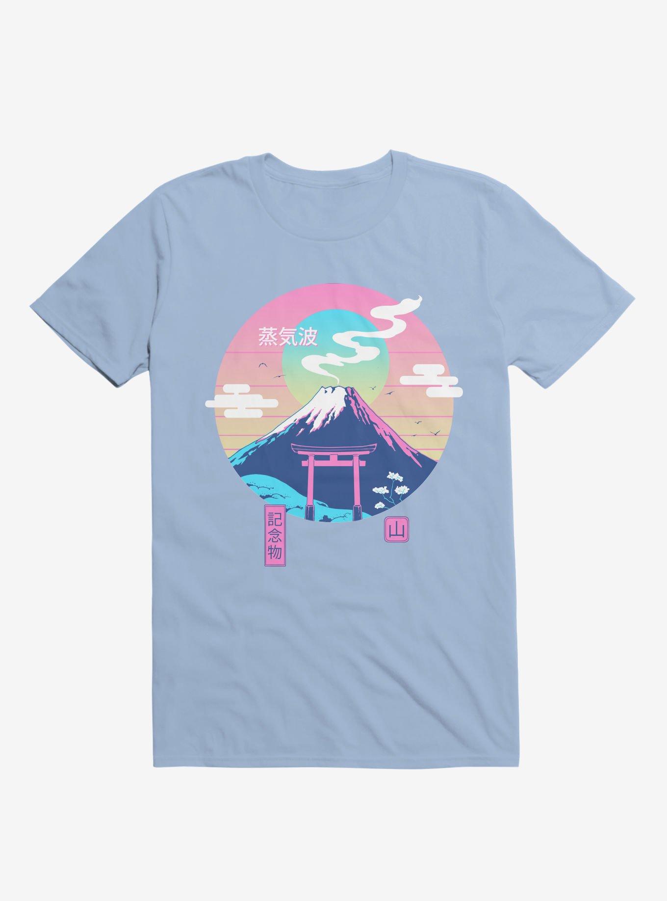 Fuji Wave Light Blue T-Shirt, LIGHT BLUE, hi-res