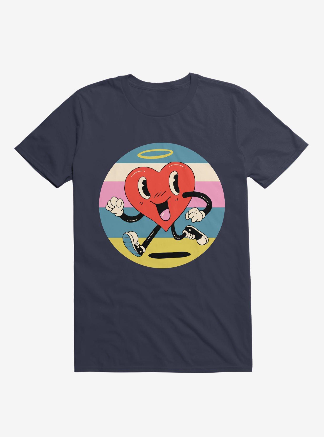Grateful Heart Navy Blue T-Shirt, , hi-res