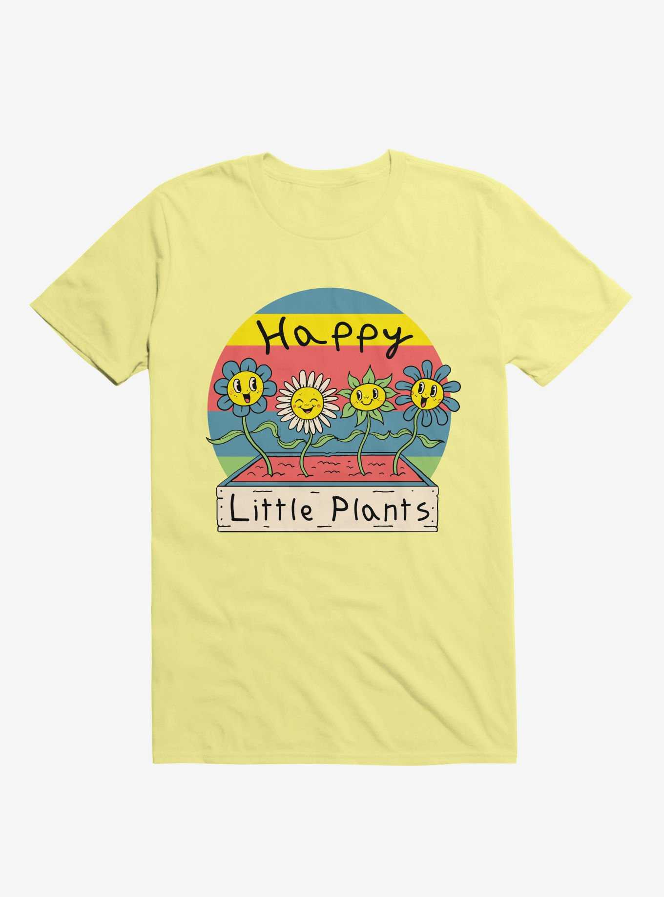 Happy Little Plants Corn Silk Yellow T-Shirt, , hi-res