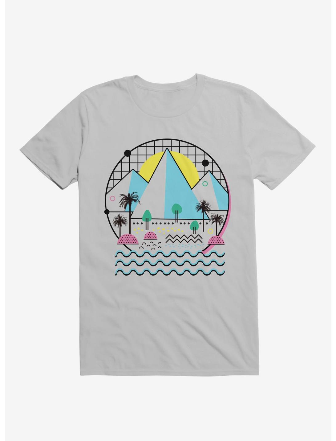 Land Of The Bold And Abstract Ice Grey T-Shirt, ICE GREY, hi-res