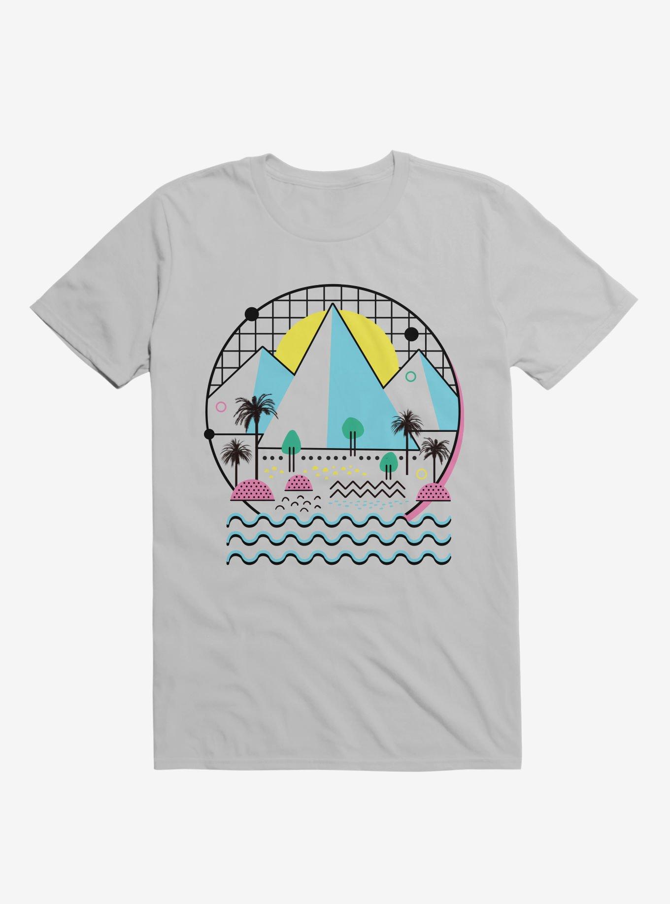 Land Of The Bold And Abstract Ice Grey T-Shirt, , hi-res