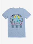 Land Of The Bold And Abstract Light Blue T-Shirt, LIGHT BLUE, hi-res