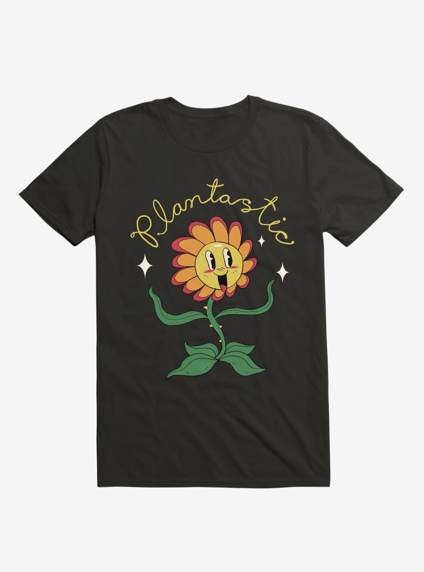 Plantastic Day! Black T-Shirt, BLACK, hi-res