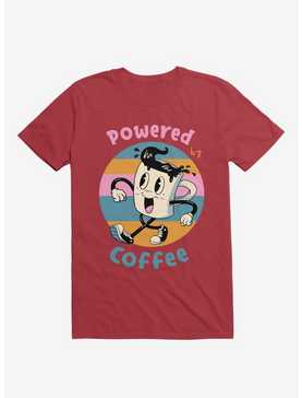 Powered By Coffee Red T-Shirt, , hi-res
