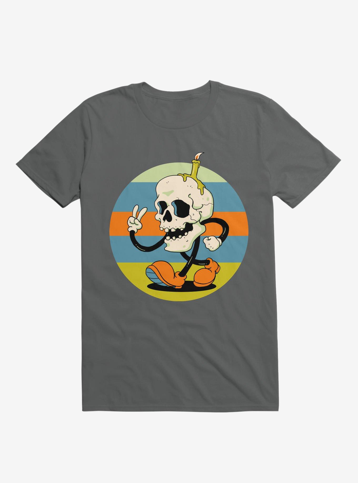 Skull Candle Boy Charcoal Grey T-Shirt, CHARCOAL, hi-res