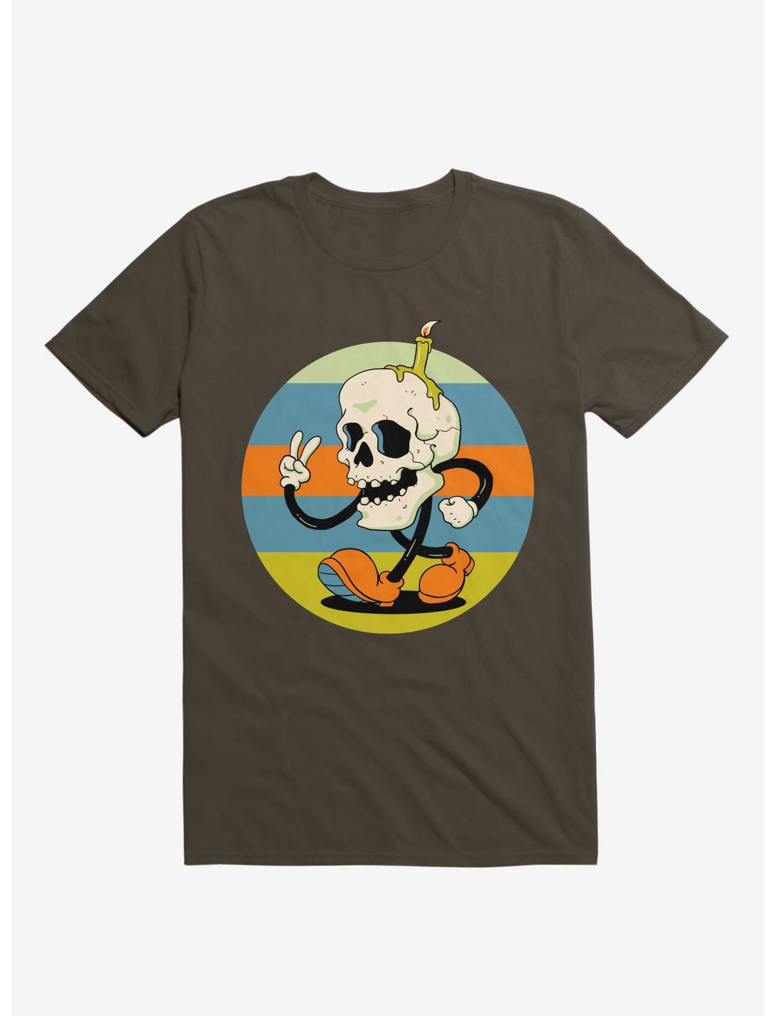 Skull Candle Boy Brown T-Shirt, BROWN, hi-res