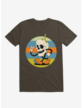 Skull Candle Boy Brown T-Shirt, , hi-res