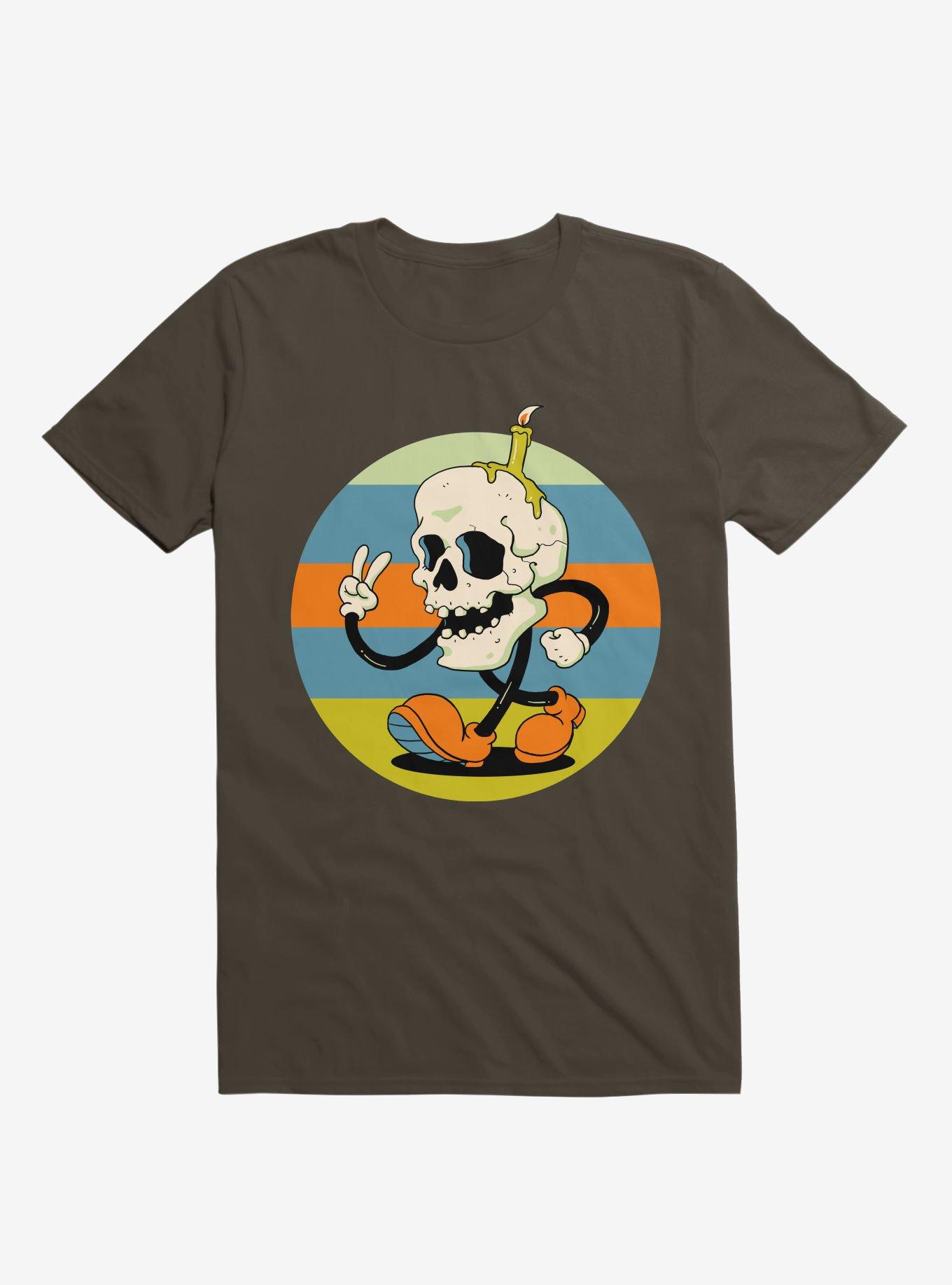 Skull Candle Boy Brown T-Shirt, BROWN, hi-res