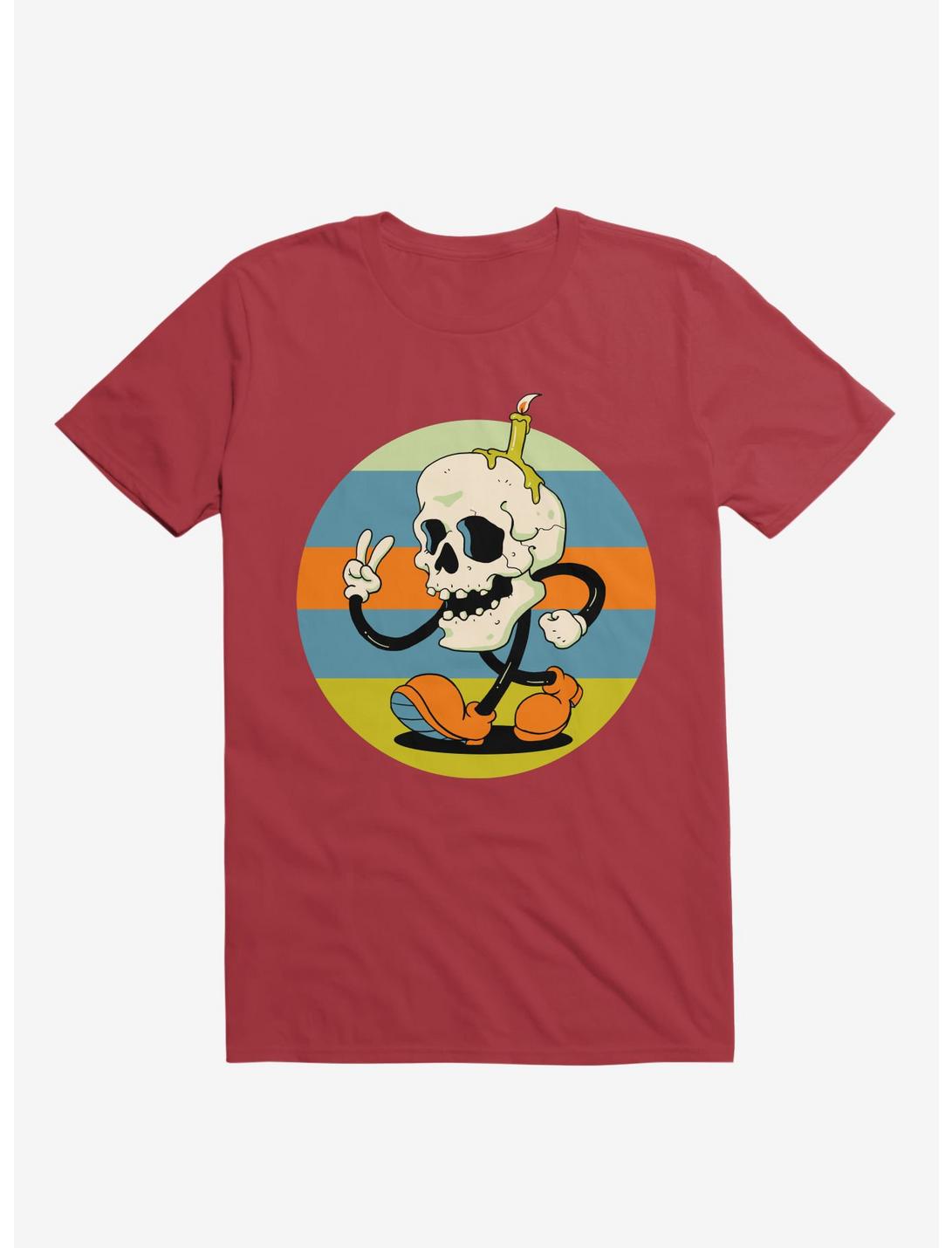 Skull Candle Boy Red T-Shirt, RED, hi-res