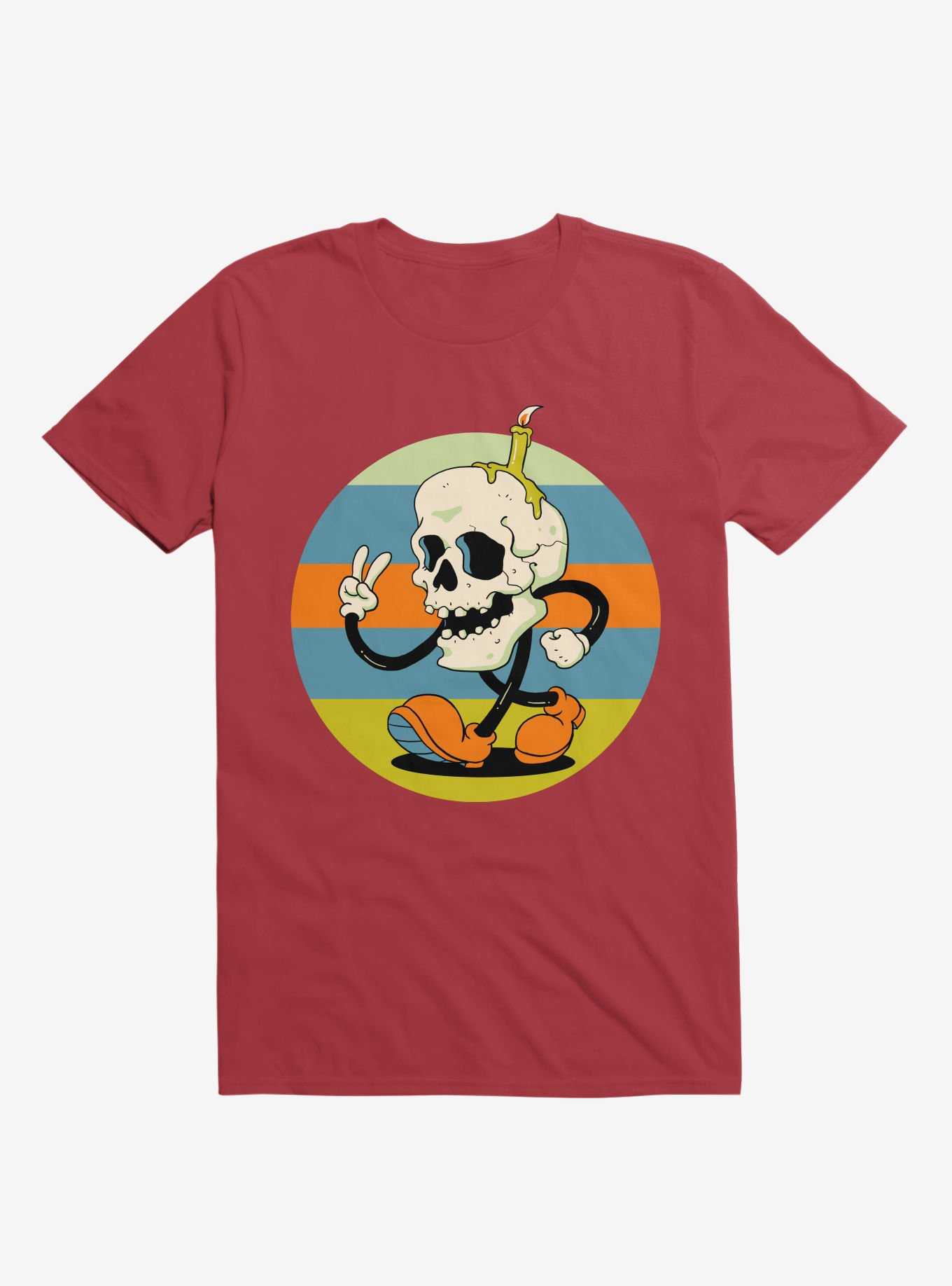 Skull Candle Boy Red T-Shirt, , hi-res