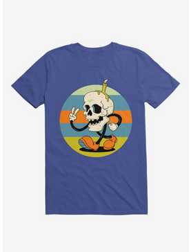Skull Candle Boy Royal Blue T-Shirt, , hi-res
