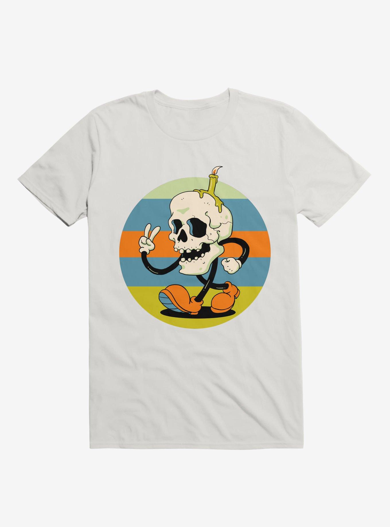 Skull Candle Boy White T-Shirt, WHITE, hi-res