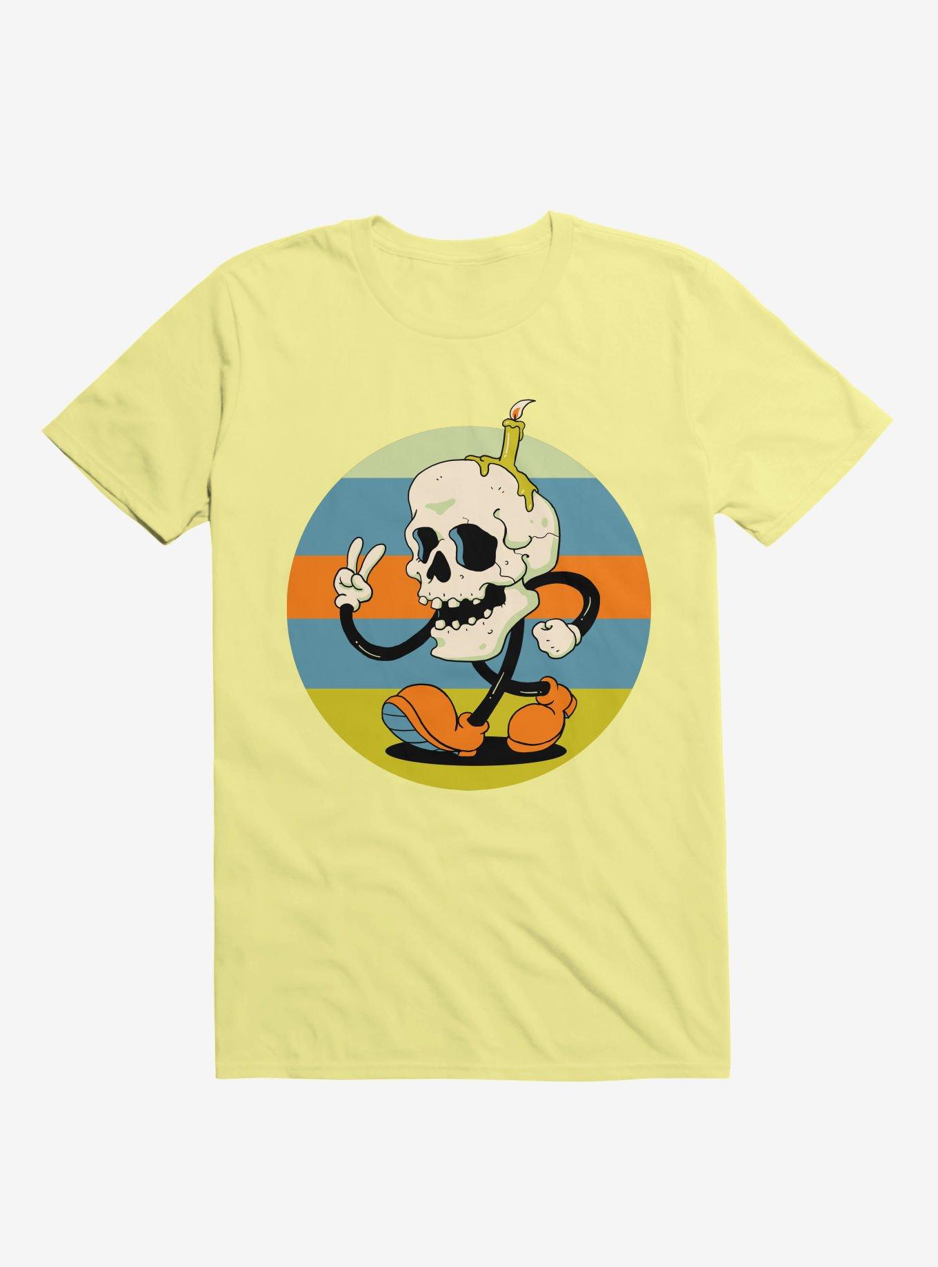 Skull Candle Boy Corn Silk Yellow T-Shirt, CORN SILK, hi-res