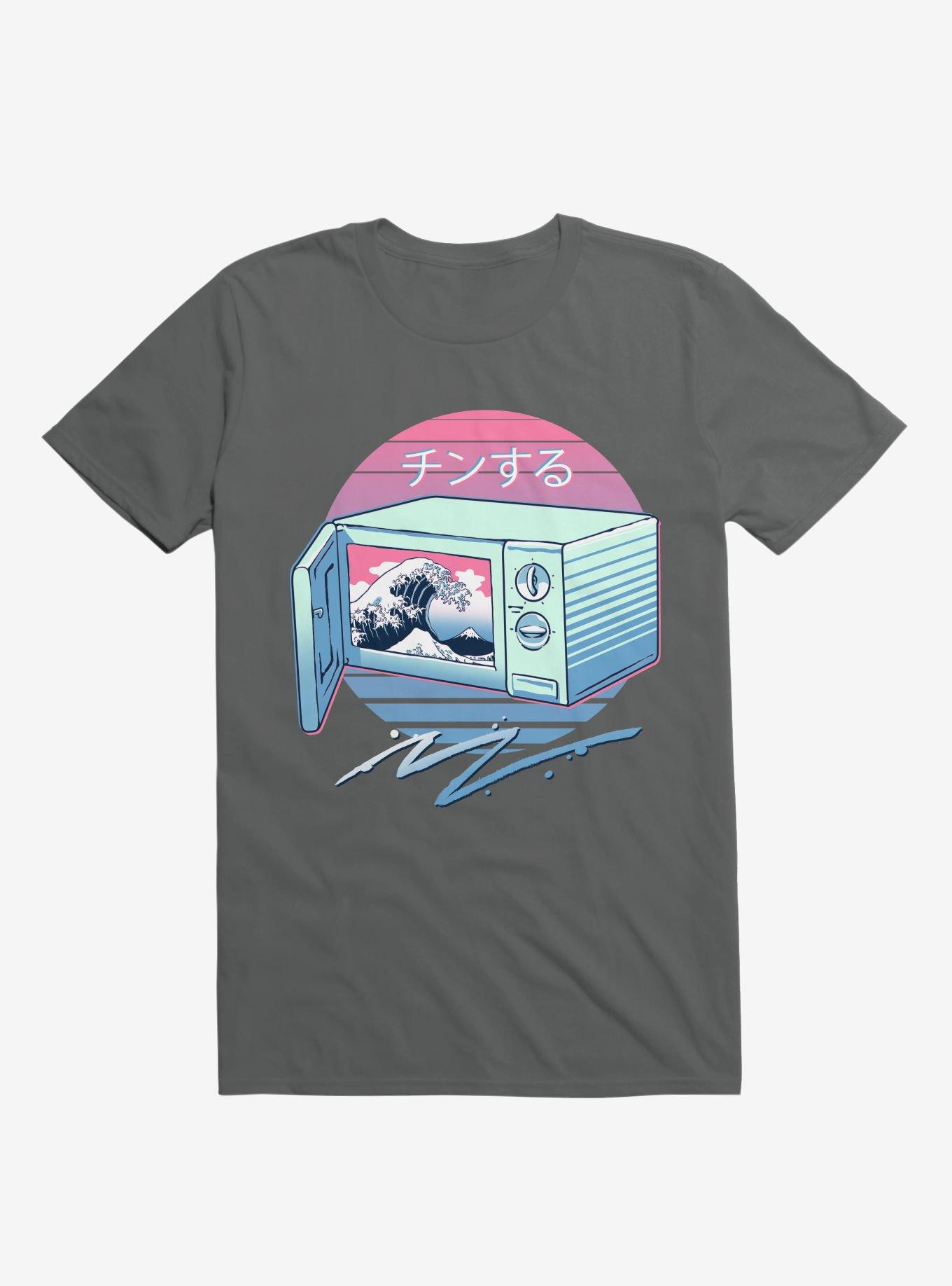 The Micro Wave! Charcoal Grey T-Shirt, CHARCOAL, hi-res