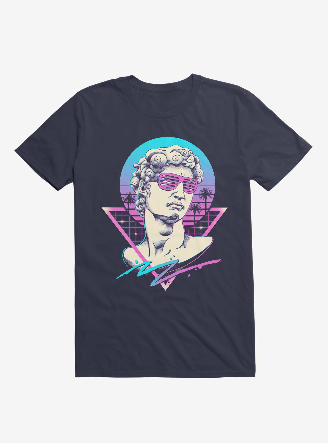 THRDLESS Vapor Swag Sunglasses Navy Blue T-Shirt